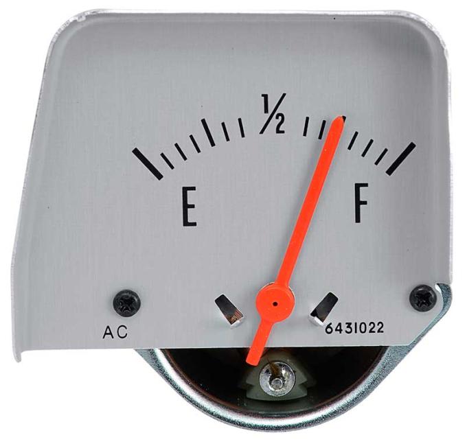 OER 1968-69 Camaro, Console Fuel Gauge, Silver Face, GM Licensed 6431423