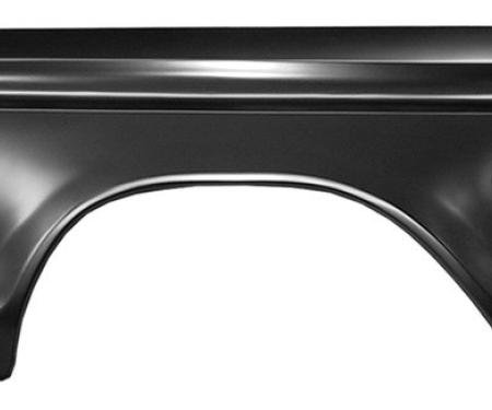 1973-79 F100, F150, F250, F350, Bedside Wheel Arch Panel, w/ Round Fuel Opening, Drivers Side