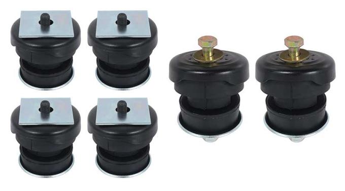 1981-83 Chevrolet, GMC Fleetside Pickup, Body Mounting Set, Standard Cab, 32-Piece Set