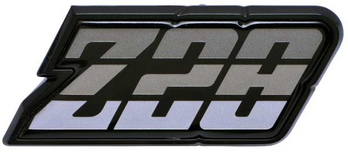 OER 1980-81 Camaro "Z28" Charcoal Fuel Door Emblem 9637804