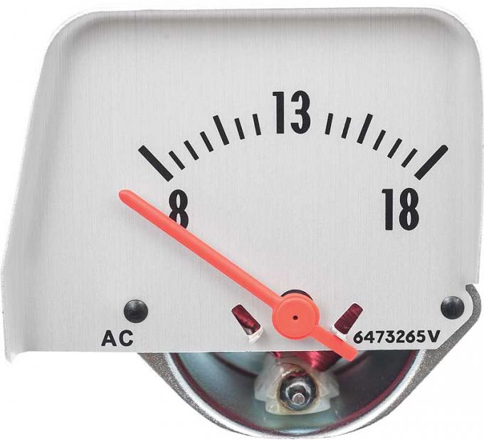 OER 1968-69 Camaro/1968-76 Nova Console Volt Gauge Silver A912901