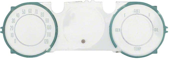 OER 1964-65 Chevelle, Malibu, Dash Instrument Lens, without Gauges, GM Licensed 6407659