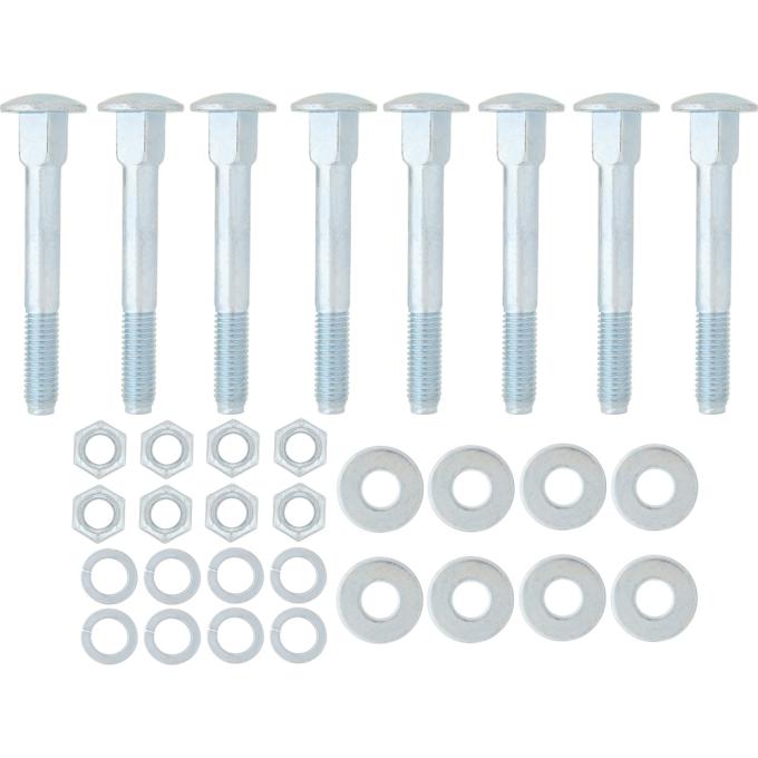 OER 1973-87 Chevy, GMC Fleetside Pickup, Bed to Frame Mounting Hardware Set, 32-piece, Features 8 Short Bolts T71207A