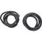 OER 1968-74 Chevy II, Apollo, Nova, Ventura, Omega, Rear Door Frame Weatherstrip Seals, 4 Door, Sedan, Pair, K4063