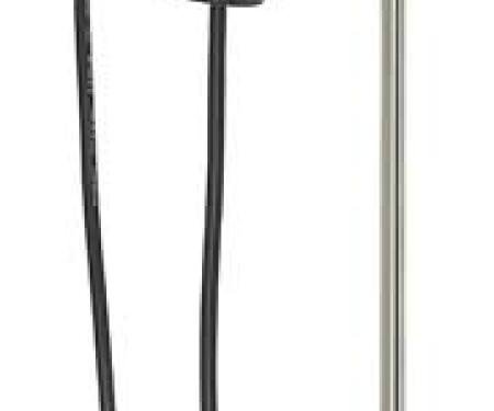 1964-68 Ford Mustang, Radio Antenna Assembly, with Round Base And Telescoping Mast