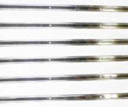 Chevy Truck Bed Strips, Short Bed/Step Side, Polished Stainless Steel, 1973-1987