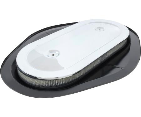 1969 Camaro, Crossram Air Cleaner Assembly, Base, Lid, Filter