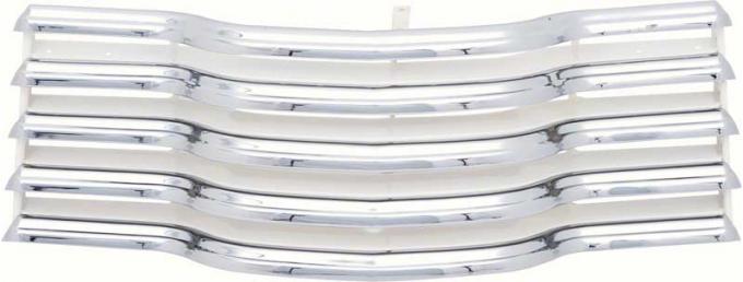 OER 1947-53 Chevrolet Truck Grill - Chrome with White Brackets CX1242