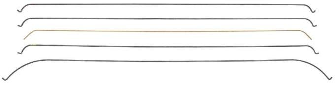 1962-64 Chevy II, Nova, Headliner Bow Set, 2 Door Sedan, Color Coded
