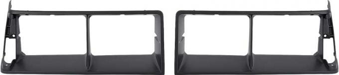 OER 1984-87 Grand National, GNX, T Type, Headlight Bezels, Black Finish, RH and LH, Pair GN110009