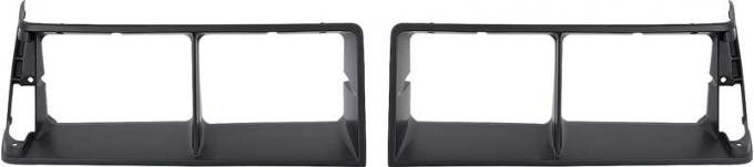 OER 1984-87 Grand National, GNX, T Type, Headlight Bezels, Black Finish, RH and LH, Pair GN110009