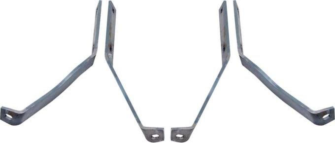 Chevy Truck Bumper Brackets, Rear, Step Side 1963-66