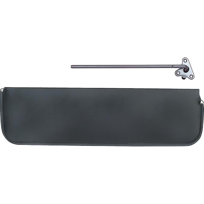 1947-53 Chevrolet/GMC Truck, Sun Visor, OE Style Cardboard, With Bracket, Black, RH