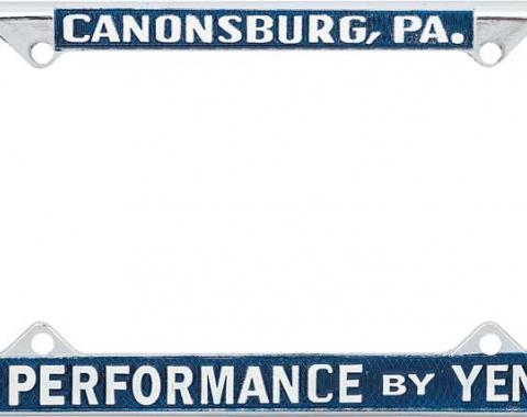 OER 1966-71 Yenko, License Plate Frame, Hi-Performance by Yenko, Each Y5002