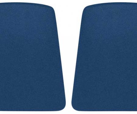 OER 1967, 69 Camaro / Firebird Dark Blue Bucket Seat Back Panels K1051