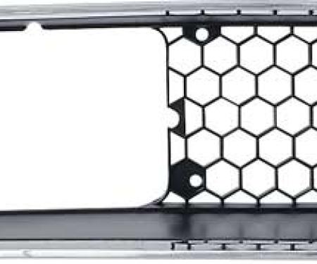 OER 1977 Pontiac Trans Am, Front Grill, Black, Passenger Side F12304
