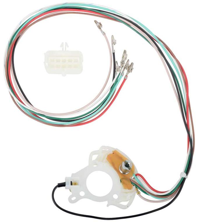 OER 1967-71 Dodge, Plymouth A, B, E-Body, Turn Signal Switch, w/o Tilt , 7 Wire Switch, 1st Design 2857241
