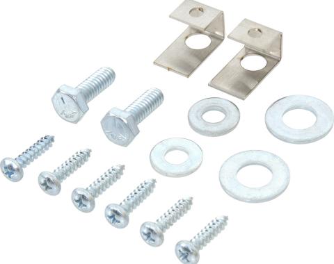 OER 1987-90 Firebird, Aero Wing Rear Spoiler Hardware Set, For Fiberglass Reproduction Spoiler H900016