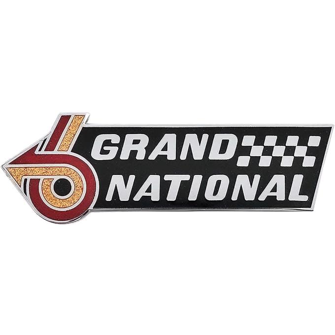 1984-87 Buick, "Grand National" Fender & Trunk Emblem, Peel & Stick, Each, GM Licensed