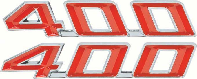 OER 1967-69 Firebird 400 Hood Emblems F1251