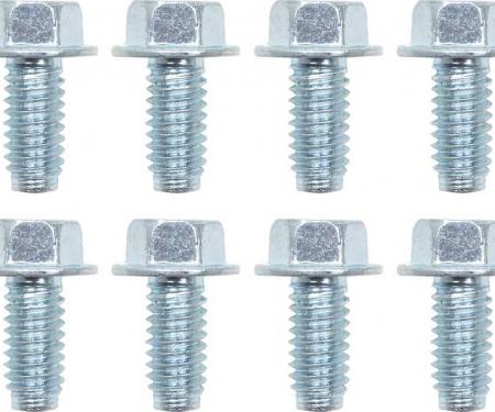 OER 1967-81 Pontiac Firebird, Trans Am, GTO, Lemans, Valve Cover Bolt Set, 5/16"-18 Thread, 21/32" Long, Zinc Plated, Set of 8 F6511