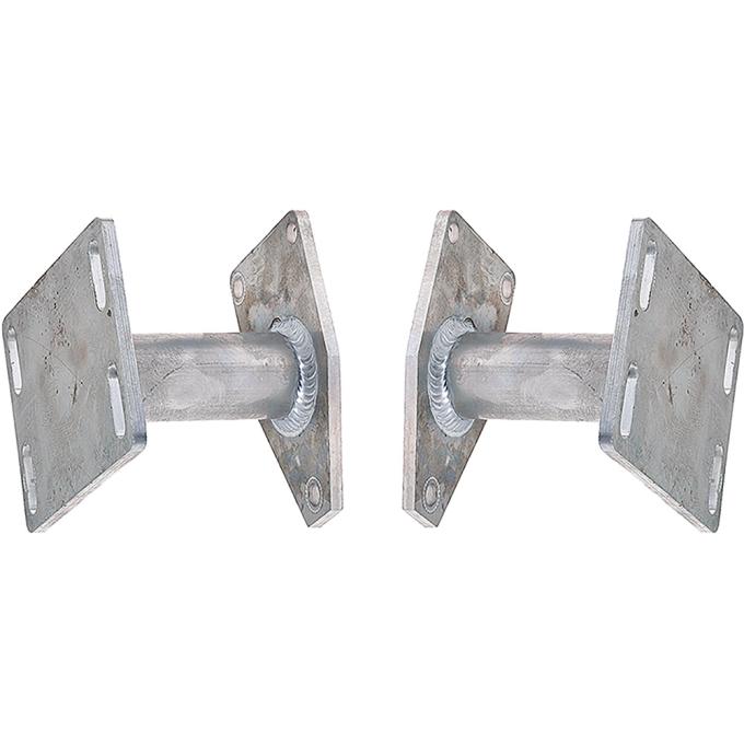 1981-87 Buick Regal, Grand National, Rear Bumper Brackets, Aluminum, Lightweight Replacements, LH and RH