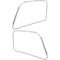 OER 1949-1955 Chevrolet, GMC Pickup Truck, Door Window Frame Molding, Stainless Steel, LH & RH, Pair 14855