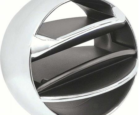 OER 1965-77 GM Chrome Dash AC Vent Ball - Each - Various Models 3856472