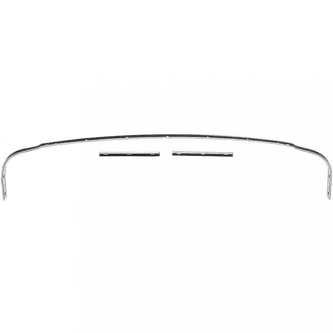 OER 1958 Impala, Bonneville, Chieftain, Convertible Top Rear Tack Strip Bow Set, 3-Piece CTS5858