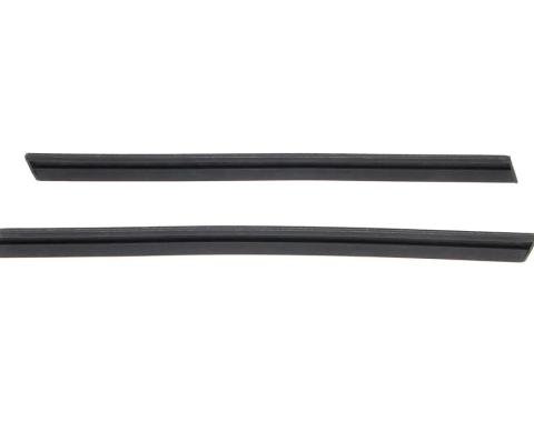 AMD Quarter Window Seals, Pair, 67-69 Barracuda Notchback J-CH1022