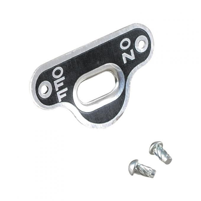 Dennis Carpenter Ignition Lock Switch Plate - 1932 Ford Car   B-3728