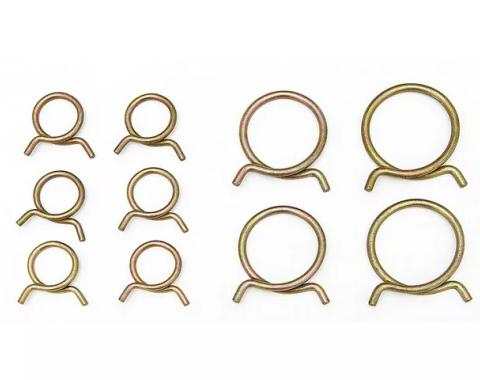 Redline Restomotive® 1958 Full Size Chevy Radiator & Heater Hose Clamp Set