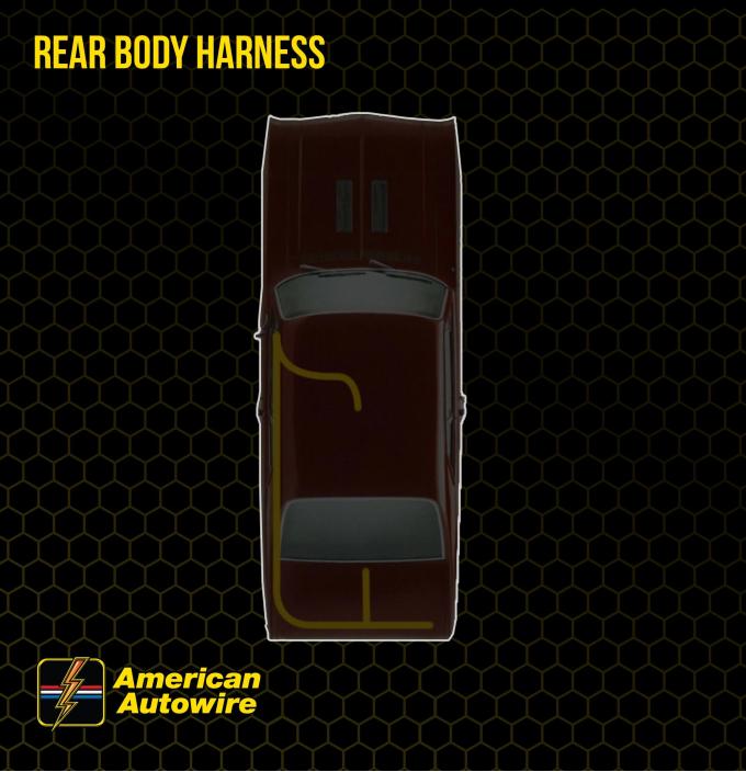 American Autowire 1968 Chevrolet El Camino Rear Body Light Harness CH89871