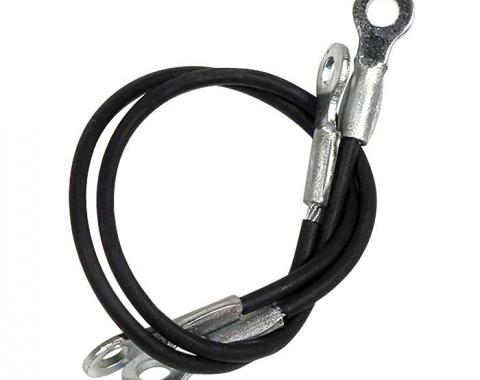 Corvette Compartment Door Strap Kit, Rear, Late 1979-1982