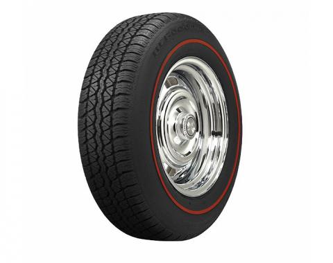 Corvette Tire, 205/75R15, Radial, Red Line, 1967