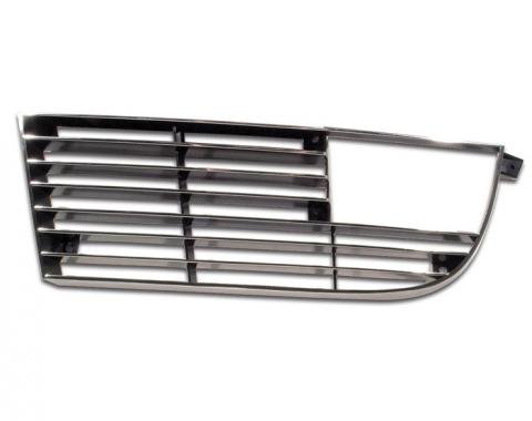 Corvette Front Grille, With Chrome Edge, Left, 1973