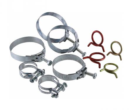 Corvette Radiator/Heater Hose Clamp Kit, With 427ci, 1966-1967