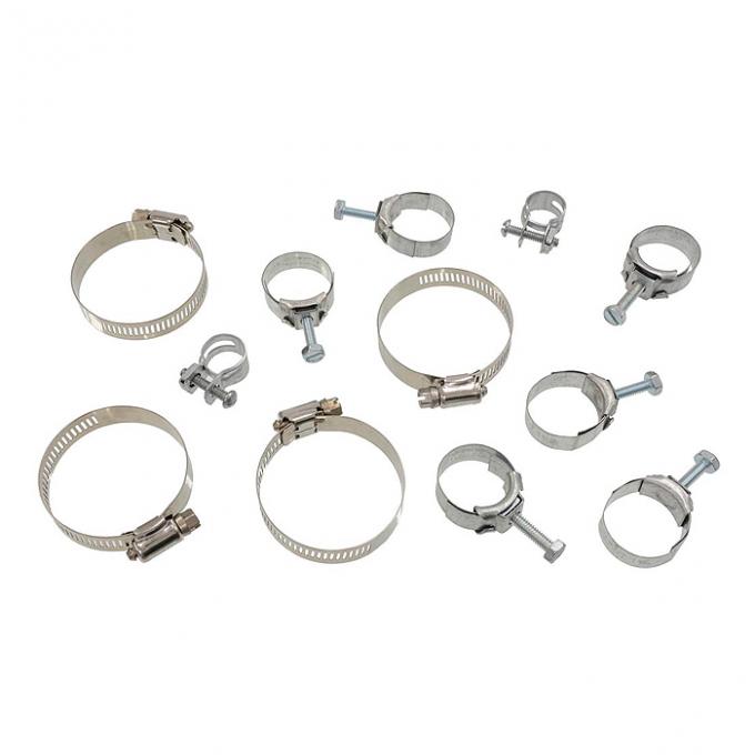 Corvette Hose Clamp Kit, 350, 1971-1972