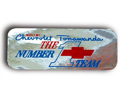 Corvette Decal, Valve Cover Tonawanda #1, 1967-1970
