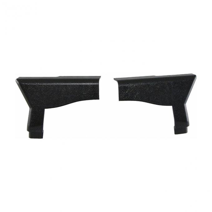 Corvette Lock Pillar Covers, Upper, Convertible, 1986-1987