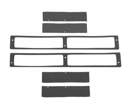 Corvette Astro Body Vent Seal Kit, Rear, 1968