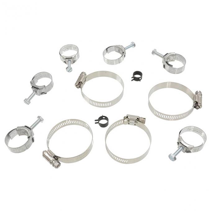 Corvette Hose Clamp Kit, 350 Air Conditioning, 1975