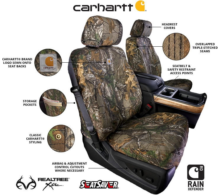 Carhartt Seatsaver Seat Covers Carhartt Famous Rugged Durability Is Now Available In Seatsaver Custom Seat Covers