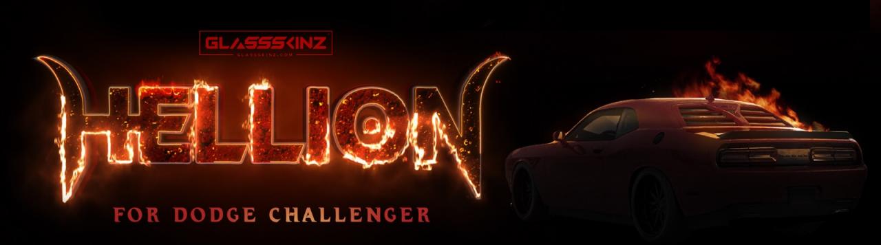 CHALLENGER GLASSSKINZ HELLION LOUVER